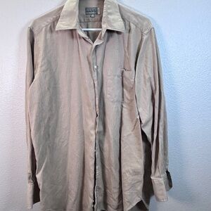 Paul & Shark Light Brown Casual Button-Down Shirt